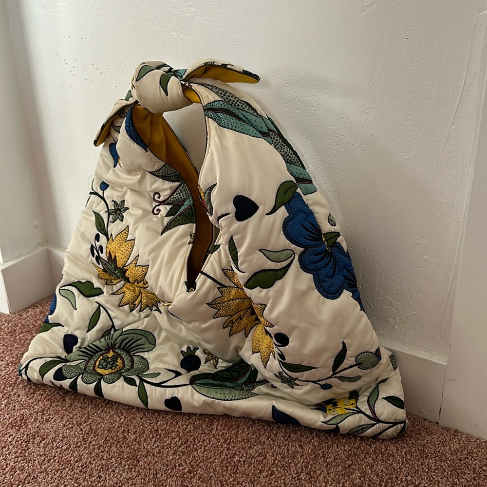 Tory Burch Zoe Quilted bag Ivory floral